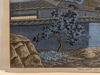 1953 Takeji Asano Japanese Woodblock Print Ueno Kiyomizudo 5
