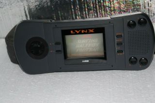 Vintage Atari Lynx Console With Carrying Case