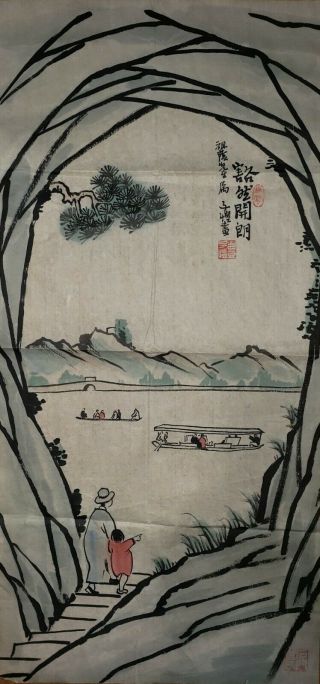 Fine Art Chinese Watercolor Hand Painting (chinese Comic)