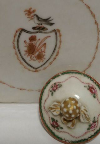 Antique Chinese Export Porcelain Tea Caddy w/Original Lid 1775 - 90 18th Century 2