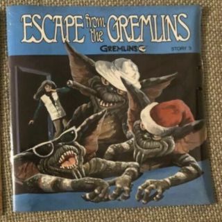 Vintage OLD STOCK Gremlins Record Book rare 80’s Story 2 3 5 Disney 3