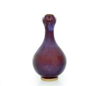 A Chinese Flambe Glaze Porcelain Vase