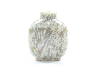 A Very Fine Chinese Moss Agate Snuff Bottle