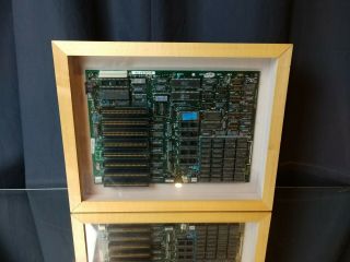 Framed & Vintage Ibm Pc Xt Personal Computer Motherboard Likely