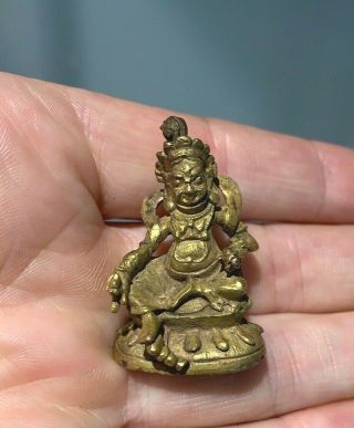 Miniature 18th/19thc Chinese Bronze Buddhist Figure.  Buddha