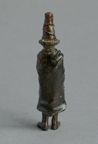 Vintage COLD PAINTED BRONZE Miniature WISE MAN Soothsayer WIZARD Luck/Wisdom 3