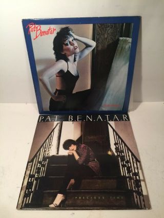 Pat Benatar 2x Lp Set In The Heat Of The Night,  Precious Time Vinyl Albums