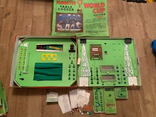 Vintage Subbuteo World Cup Edition Table Football Incomplete