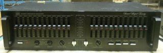 Vintage Adc 12 Band Stereo Frequency Equalizer Sound Shaper Twenty Ss - 20