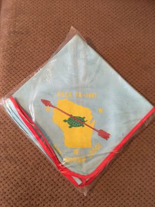 Boy Scout Day Noomp Lodge Neckerchief Area 7a 1967