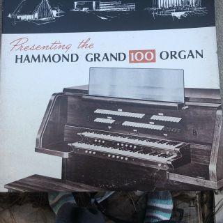 2 Presenting The Hammond Grand 100 Organ Mario Salvador LP Different Covers 2