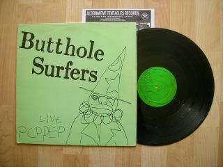 Butthole Surfers Live Pcppep Alter Tentacles Virus 39 Orig 1984 Punk W/insert