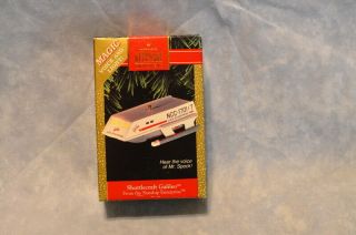 1992 Hallmark Star Trek Shuttlecraft Galileo Christma Ornament Voice & Light Nib