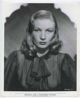 Veronica Lake 1947 Vintage Hollywood Portrait By Whitey Schafer