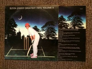 Elton John Greatest Hits Volume Ii With Bonus Booklet 1975 Mca - 3027 Vinyl Lp