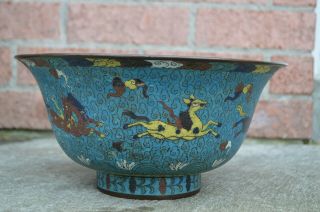 A Chinese Cloisonne Bowl,  19th Century