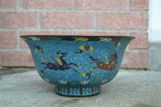 A CHINESE CLOISONNE BOWL,  19TH CENTURY 2