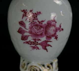 Antique Chinese Famille Rose Porcelain Flower Vase Jar QIANLONG 18th C QING 2