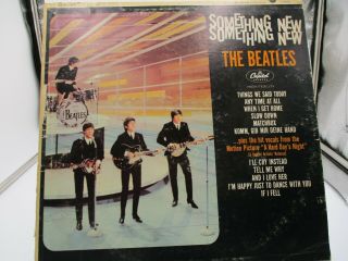 The Beatles " Something " Lp Record Stereo Capitol 1964 T - 2108 Mono Vg C Vg