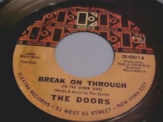 The Doors - Break On Through / End Of The Night (acid Rock) Elektra Ek - 45611