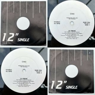 Chic Le Freak - Vg Cond 1 - Sided Promo Wea 12 " Single - Sam 294