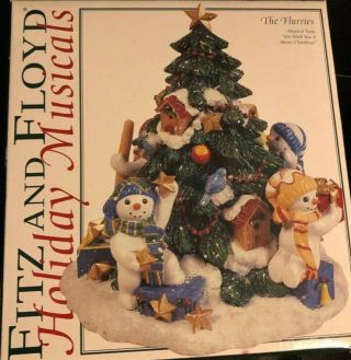 Fitz And Floyd The Flurries Holiday Musical We Wish You A Merry Christmas