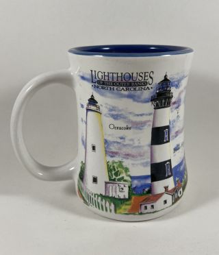 Obx Lighthouses Of The Outer Banks North Carolina Coffee Mug