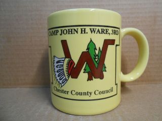 Camp John H.  Ware,  3rd Ceramic Mug Chester County Council B.  S.  A.  Sm15