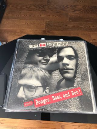 Never Mind The Sex Pistols Here’s Bongos,  Bass & Bob Blue Vinyl Canada Press Lp