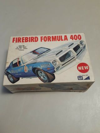Rare Mpc Firebird Formula 400 1/25 Model Kit