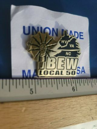 IBEW lapel pin local 50 Richmond VA. 2