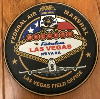 Nv Nevada Las Vegas Casino Federal Air Marshal Fam Aviation Police Patch