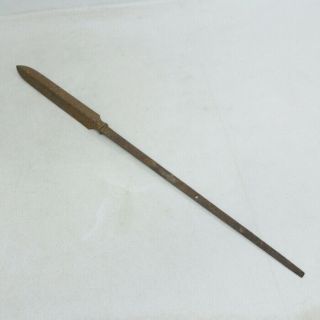 A085: Real Old Iron Japanese Spear Head For Samurai 