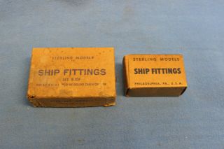 Vintage Sterling Models Ship Fittings Set B - 10f For Harco 40 