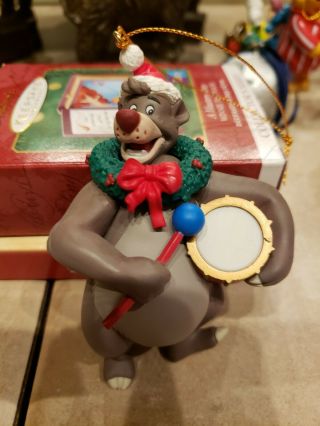 Disney Jungle Book Baloo Christmas Ornament 1996 Grolier Collectible