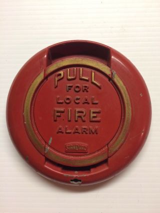 Vintage Standard Antique Fire Alarm Pull Switch Station Wall Mount Box
