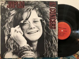 Janis Joplin In Concert Columbia 2xlp Blues Country Rock