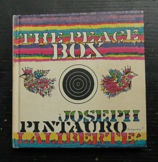 Vtg 1970 The Peace Box Book Joseph Pintauro Norman Laliberte Fun Hippy Pop Art