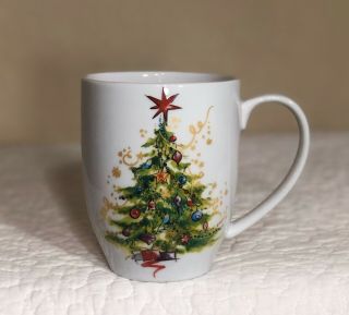Pottery Barn Christmas Tree Coffee Cup / Mug / Latte
