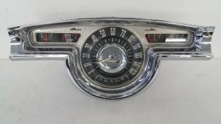 Vintage Oem 1955 Oldsmobile Hydra - Matic Dash Gauges Speedometer Fuel Oil Amp