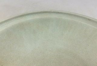 E966: Chinese plate of old blue porcelain with appropriate glaze and bottom form 3