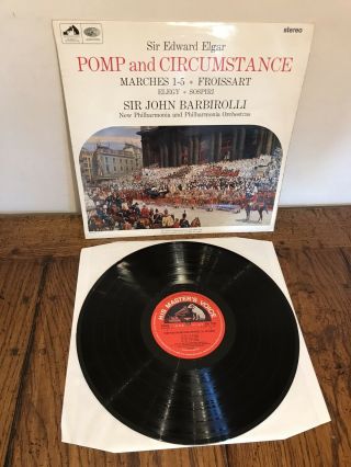 1966 Uk Asd 2292 Ed1 1st S/c Stereo Elgar Pomp And Circumstance Barbirolli