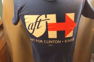 Nwt Hillary Clinton T - Shirt 2016 Election Aft Teacher Education Union Democrat S