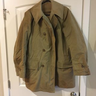 Vintage 1943 Wwii Us Army Mackinaw Military Jacket Men’s Size 40