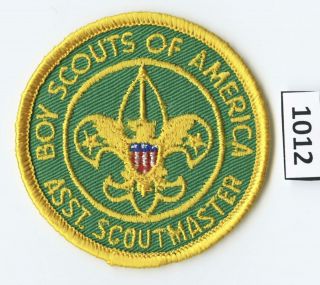 Dealer Dave Boy Scout 1970 - 72 Assistant Scoutmaster Patch,  (1012)