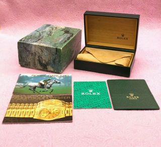 Rolex Datejust Ref.  16233 Vintage Watch Box Case Booklet 68.  00.  01 B4406