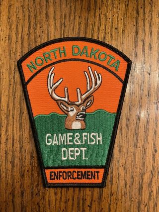 North Dakota Fish Game Warden Conservation Park Forest Ranger Police Patch Dnr