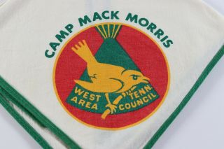 Vintage Camp Mack Morris West Tennessee Boy Scouts of America BSA Neckerchief 2