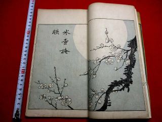1 - 10 Baifu Japanese Chinese Picture Woodblock Print Book