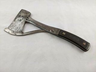 Vintage Marbles Gladstone 2 Safety Axe Hatchet W/ Handle